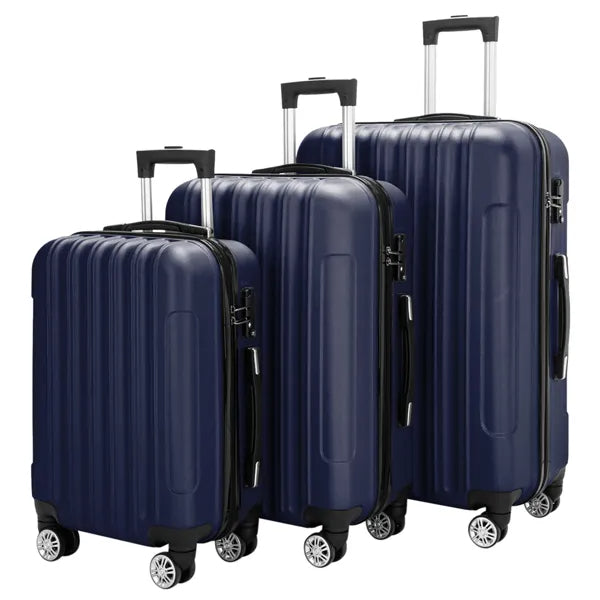 ESSENTIALS 3-Piece Luggage Set - Blue