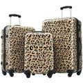 BLING 3-Piece Luggage Set - Leopard