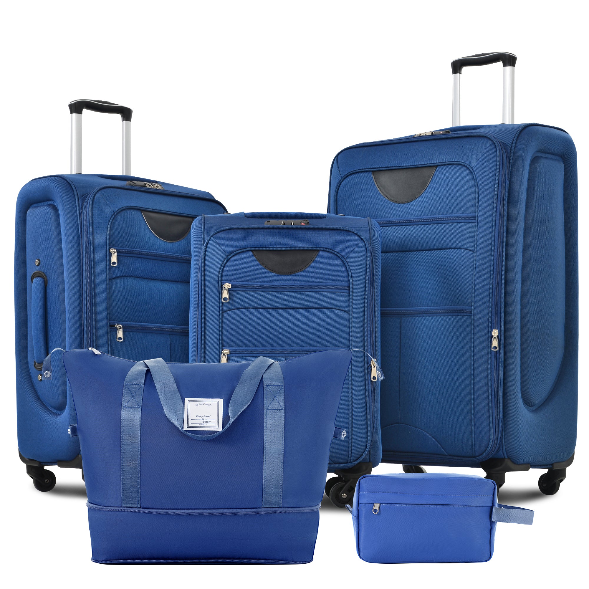 CLASSIC 5-Piece Luggage Set - Blue