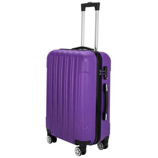 ESSENTIALS 3-Piece Luggage Set - Purple