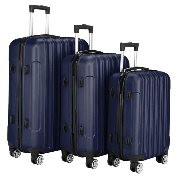 ESSENTIALS 3-Piece Luggage Set - Blue
