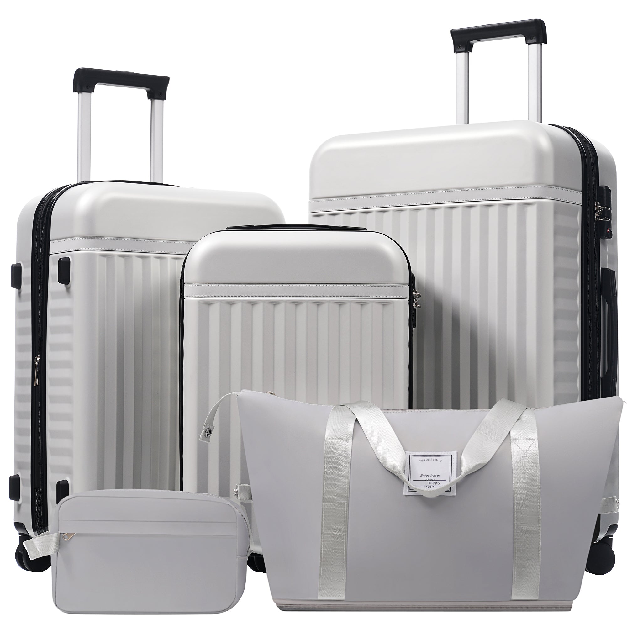 ERA 5-Piece Luggage Set - Grey