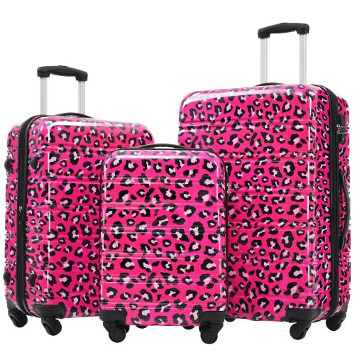 BLING 3-Piece Luggage Set - Pink
